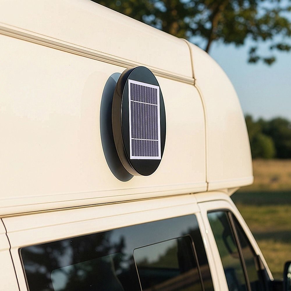 Solar Powered Roof Vent Fan – RV Caravan Boat Greenhouse & Shed Ventilator - Image 7