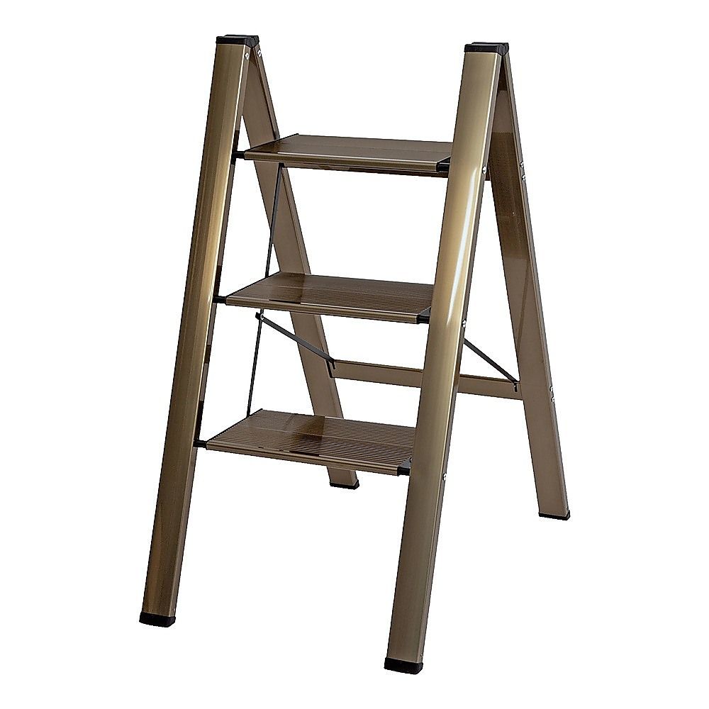3 Step Folding Aluminium Ladder – Anti-Slip Safety Step Stool 150kg - Image 5