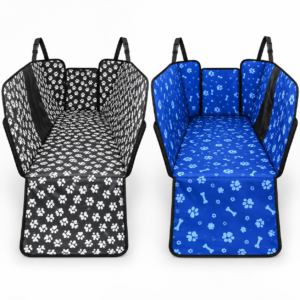 PaWz Waterproof Dog Car Seat Hammock with Side Flaps and Split Zip