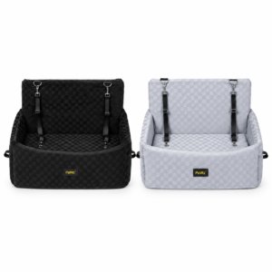 PaWz Large Dog Car Seat Booster with Reversible Plush Cushion