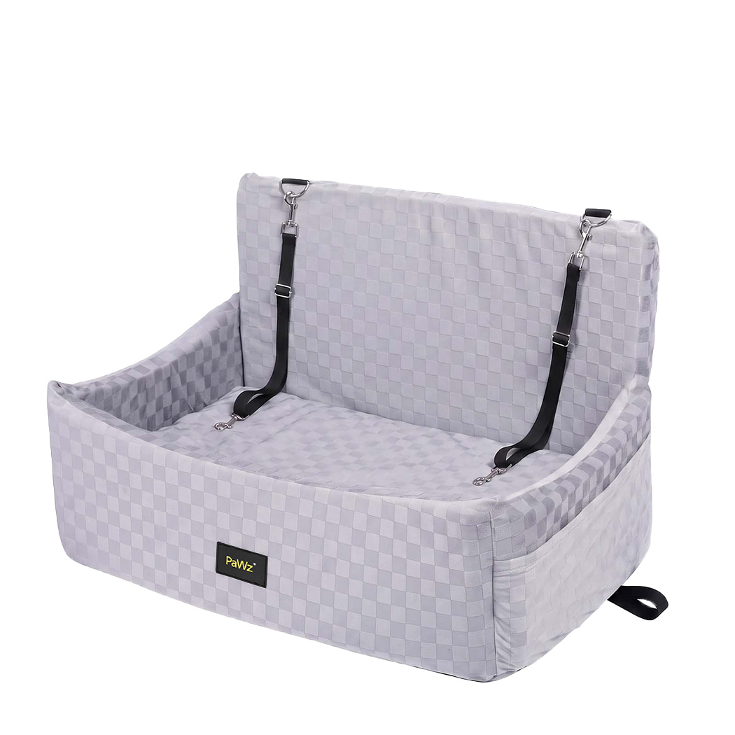 PaWz Large Dog Car Seat Booster with Reversible Plush Cushion - Image 18