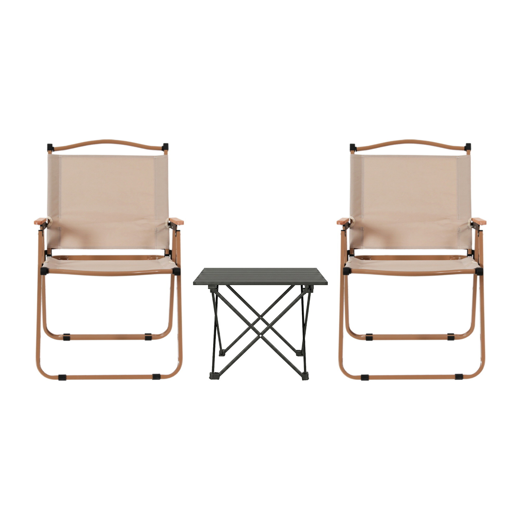 3-Piece Camping Table & Chair Set, 40cm Table | Weisshorn - Image 3