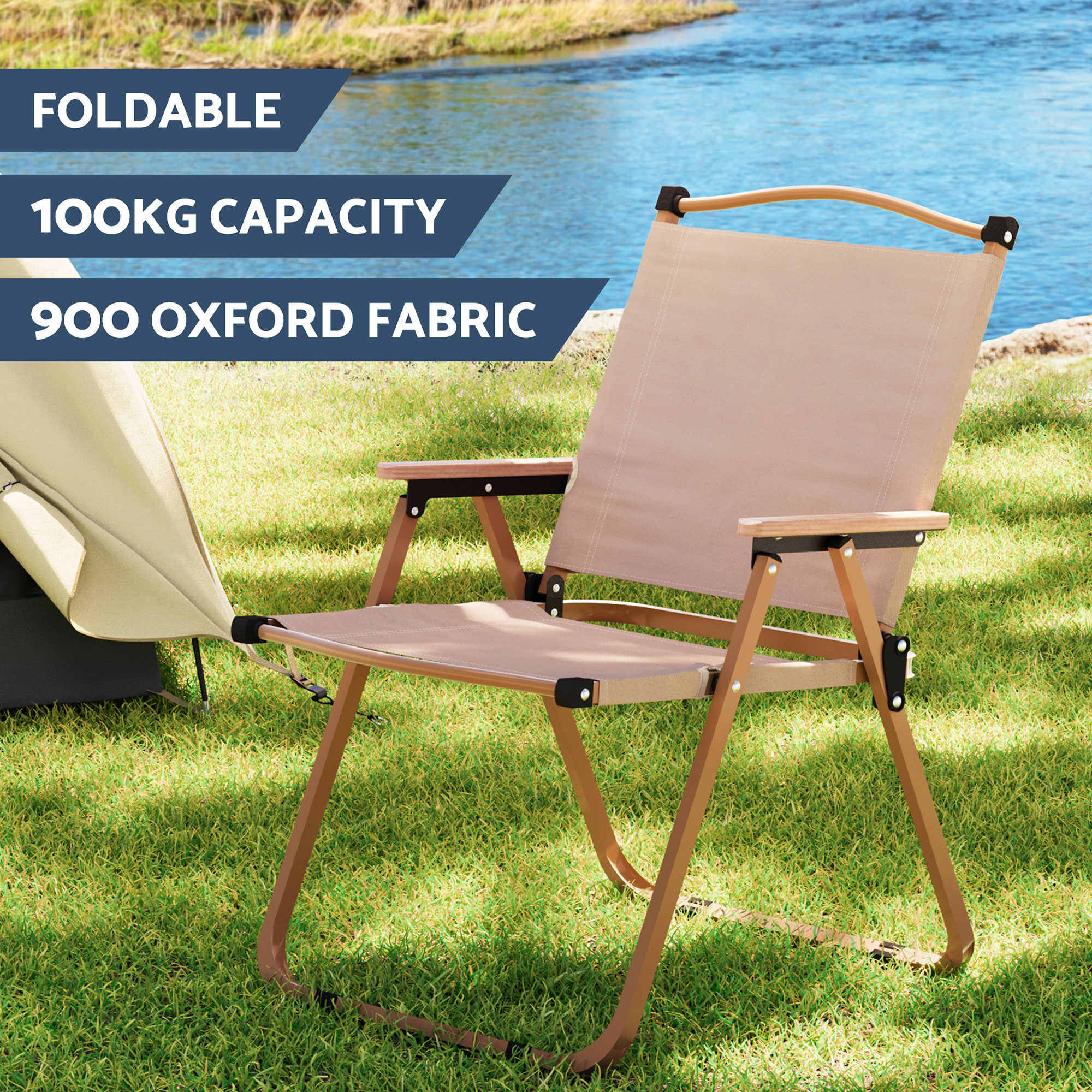 7-Piece Camping Table & Chair Set, 240cm Table | Weisshorn - Image 4