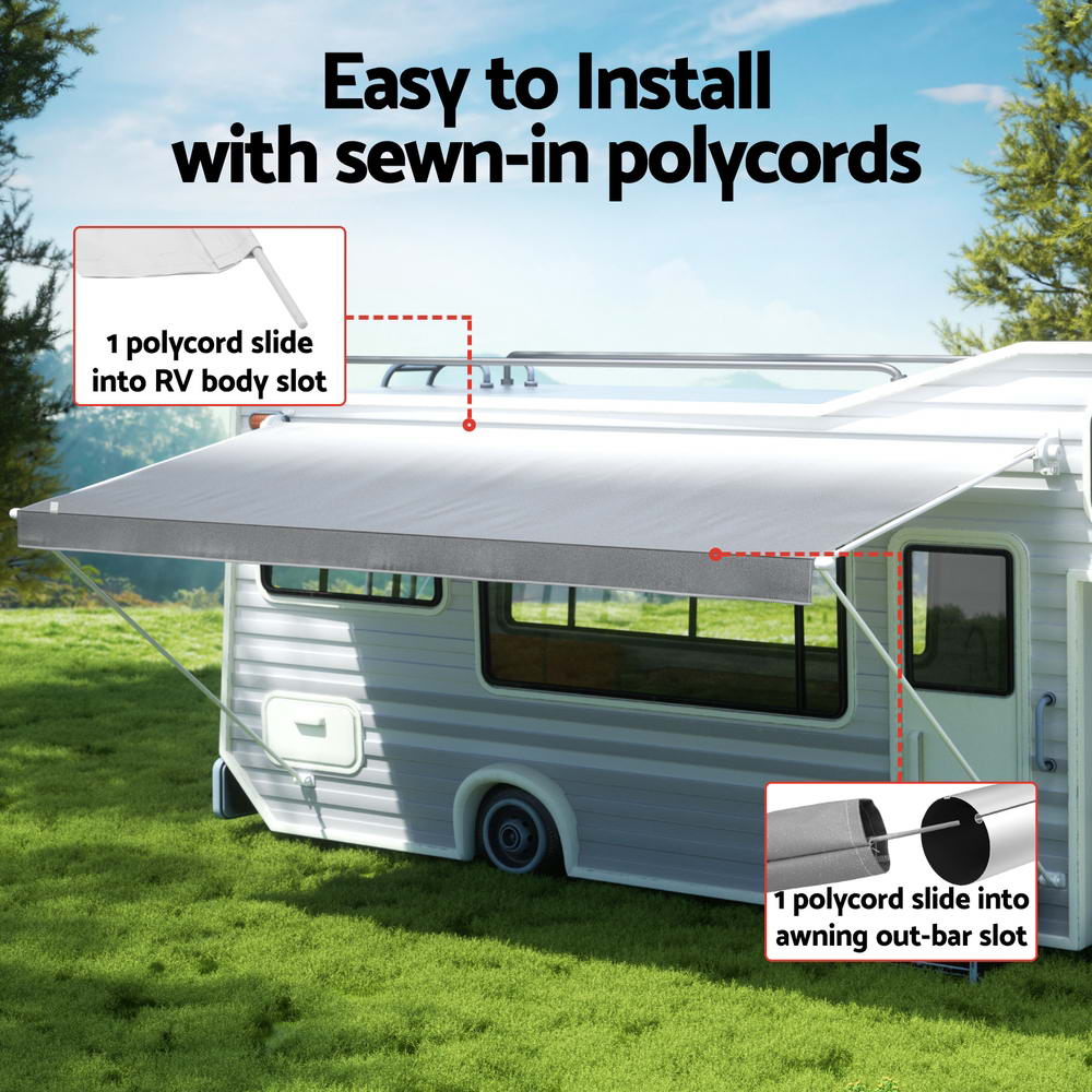 Caravan Awning Replacement Fabric, 18ft | Weisshorn - Image 6