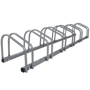 6-Bike Storage Rack, Silver | Weisshorn