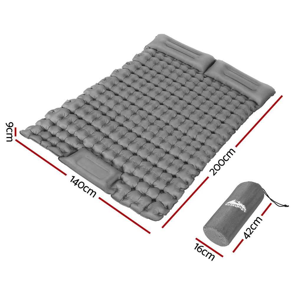 Double Self-Inflating Camping Mattress | Weisshorn - Image 2