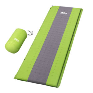 Single Self-Inflating Camping Mattress, Green | Weisshorn
