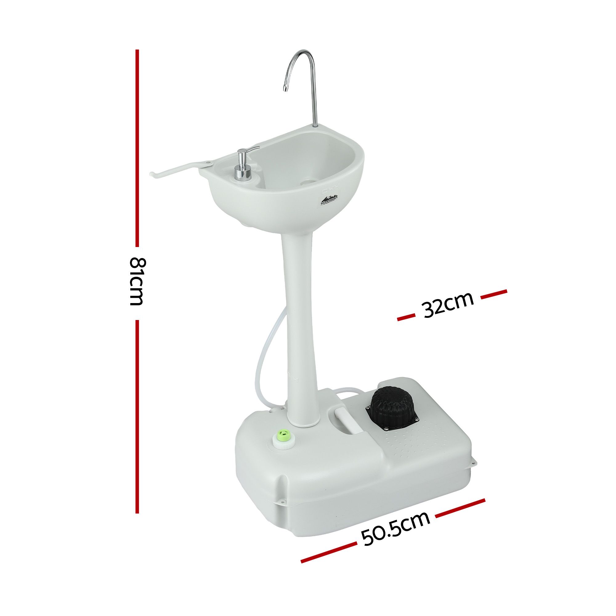 Portable Camping Sink with Stand, 19L | Weisshorn - Image 2