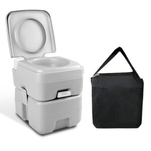 Portable Camping Toilet, 20L, with Carry Bag | Weisshorn