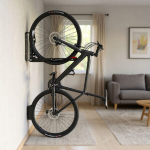 Monvelo Adjustable Foldable Bike Wall Mount Rack – Swivel Arms, 30kg Capacity