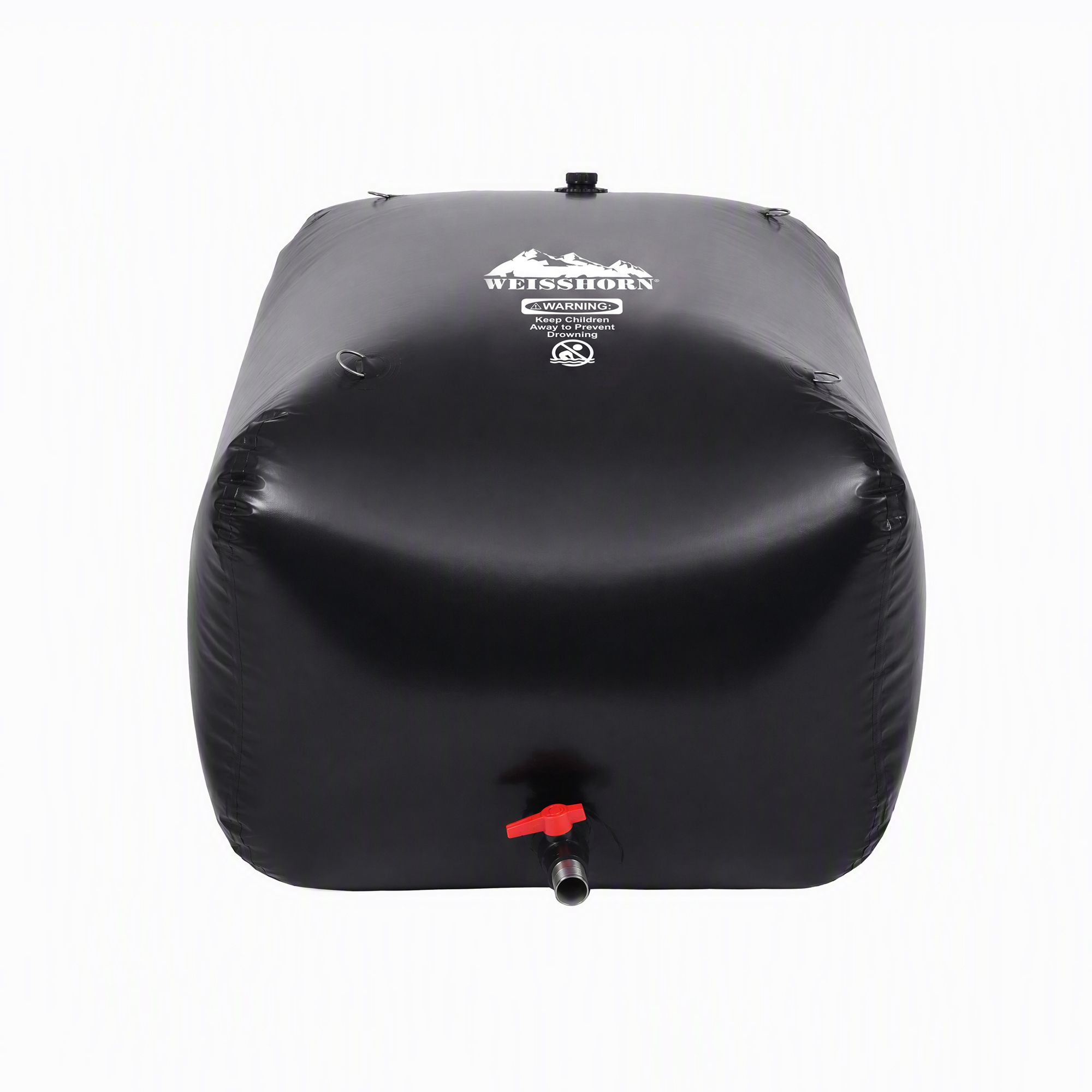 Portable Water Bladder Tank, 1000L, Black | Weisshorn - Image 4