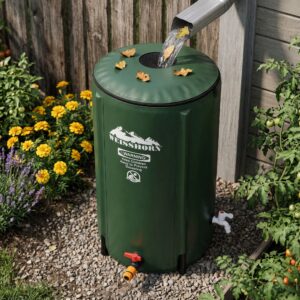 Collapsible Rain Barrel for Garden Water Storage, 100L, | Weisshorn