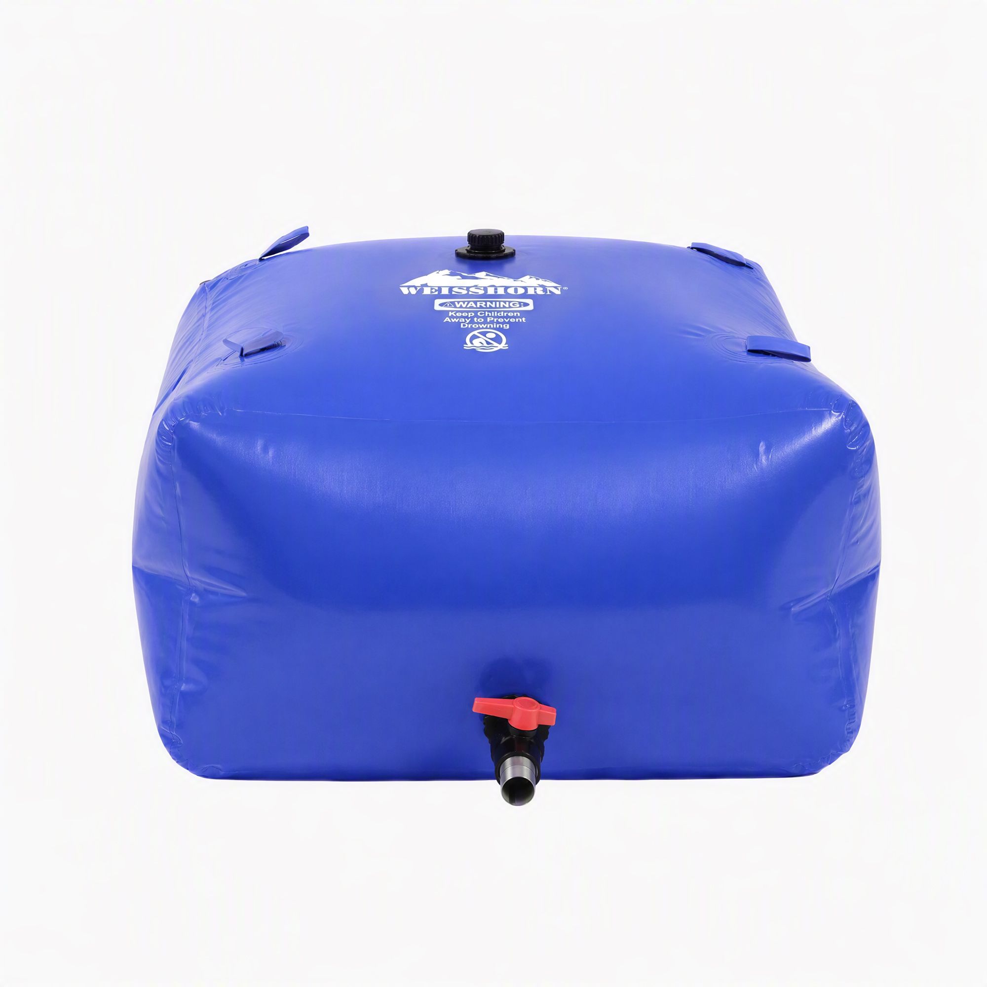 Portable Water Bladder Tank, 540L, Blue | Weisshorn - Image 4