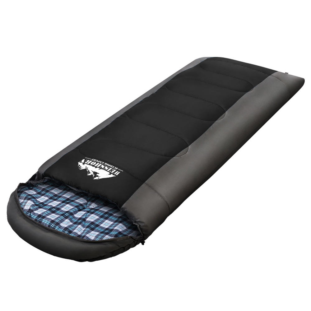 Thermal Camping Sleeping Bag, -20°C, Black | Weisshorn - Image 3