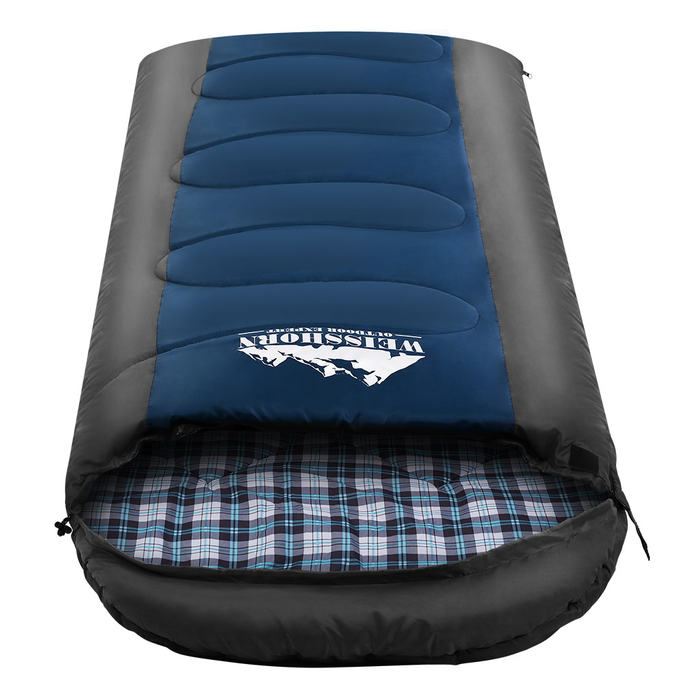 Thermal Camping Sleeping Bag, -20°C, Blue | Weisshorn