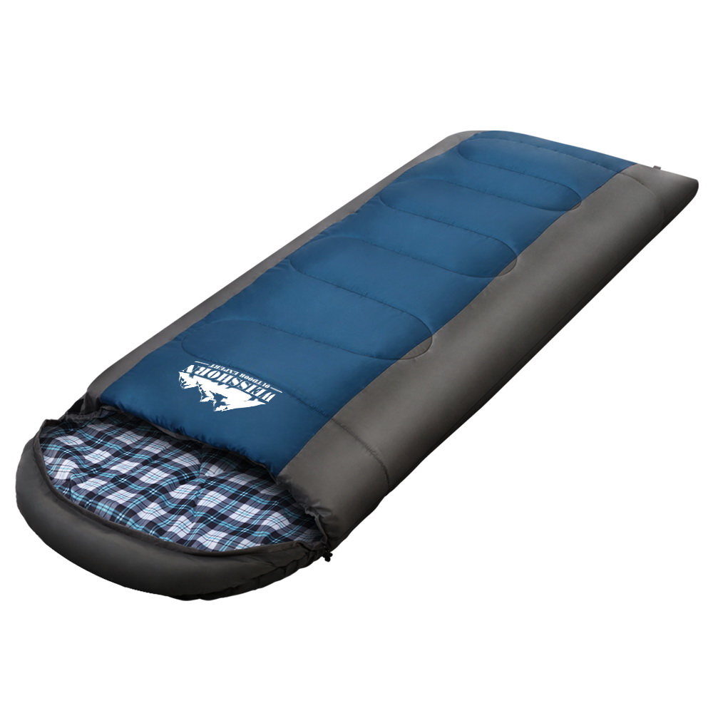 Thermal Camping Sleeping Bag, -20°C, Blue | Weisshorn - Image 3