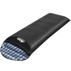 Thermal Camping Sleeping Bag, 0°C, Grey | Weisshorn