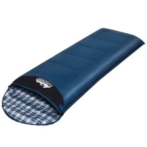 Thermal Camping Sleeping Bag, 0°C, Blue | Weisshorn