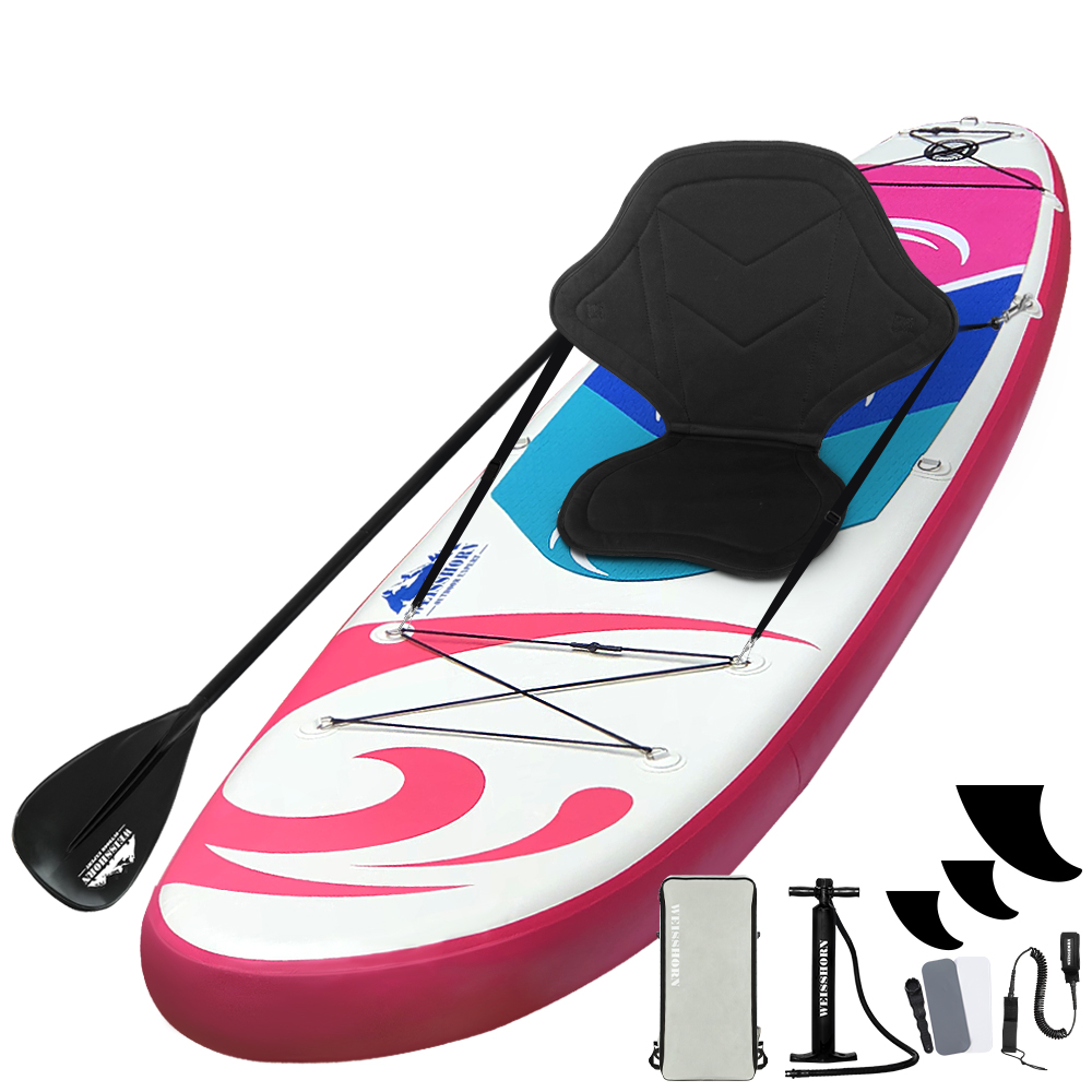 Inflatable Stand-Up Paddle Board, 11ft, Pink | Weisshorn