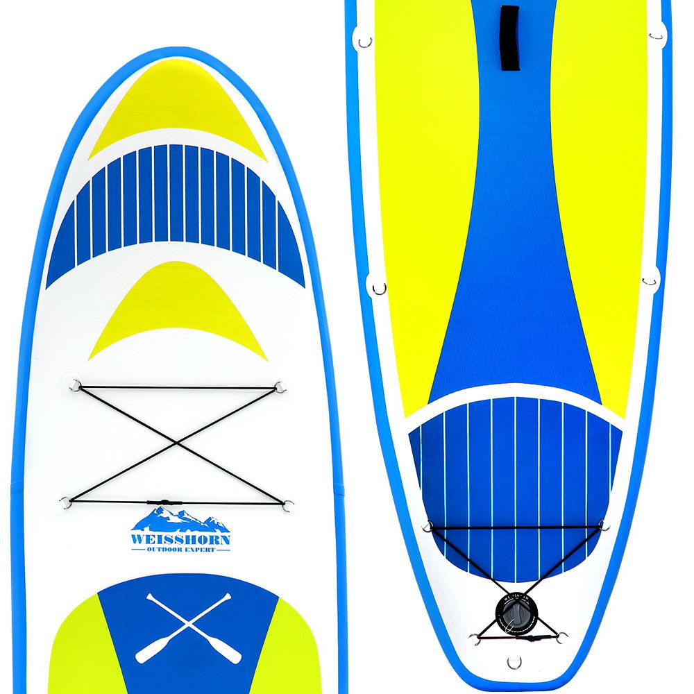 Inflatable Stand-Up Paddle Board, 11ft, Yellow | Weisshorn - Image 3
