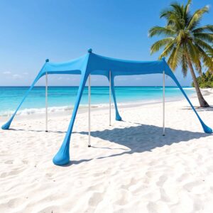 Pop-Up Beach Sun Shade Tent, 8-Person, UPF 50+ | Weisshorn