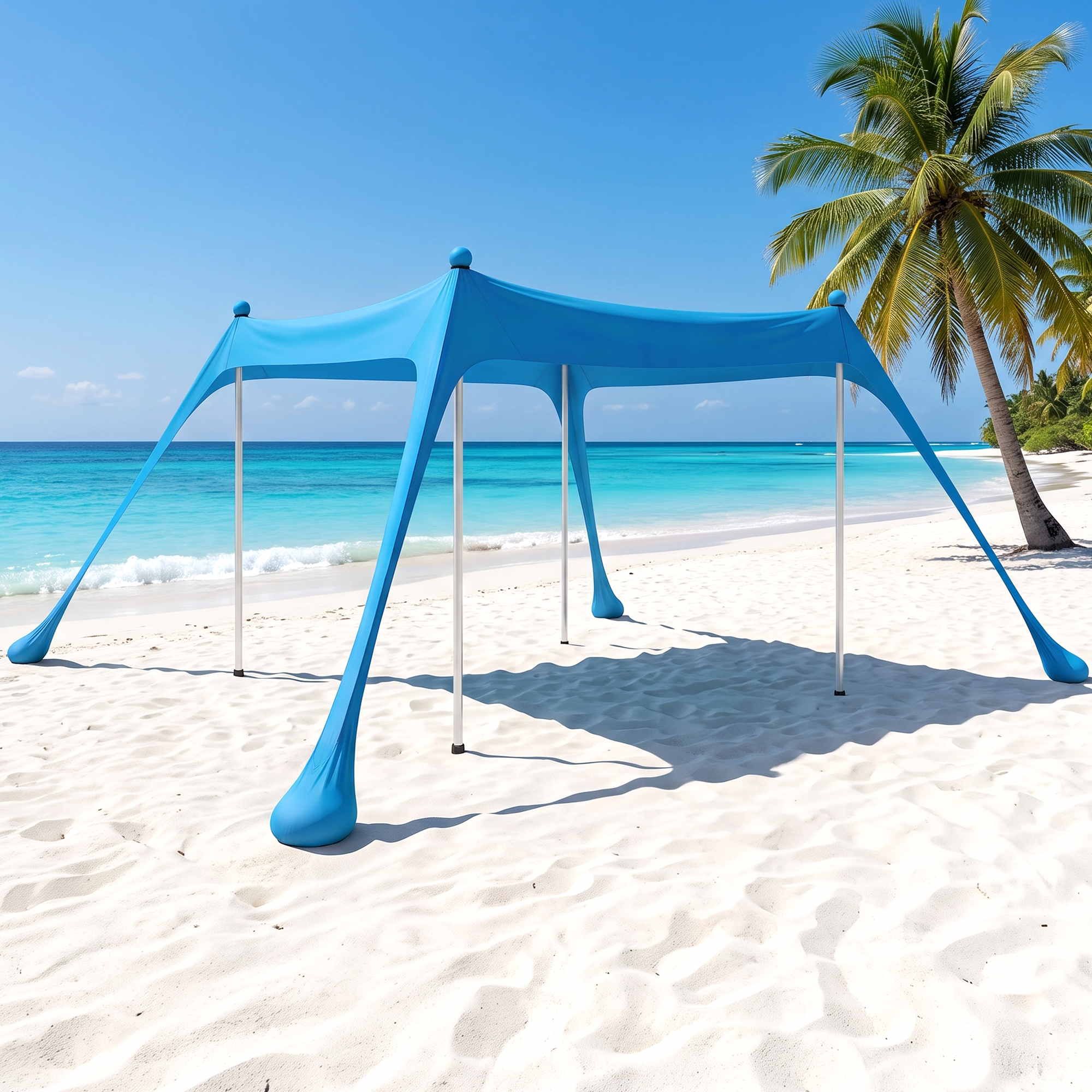 Pop-Up Beach Sun Shade Tent, 8-Person, UPF 50+ | Weisshorn