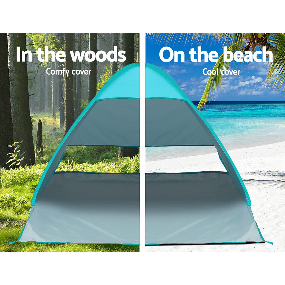 Pop-Up Beach Sun Shade Tent, 3-Person | Weisshorn - Image 4
