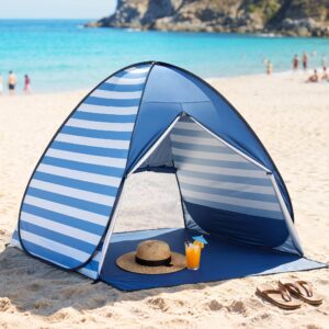 Pop-Up Beach Sun Shade Tent, 2-3-Person, UPF 50+, | Weisshorn