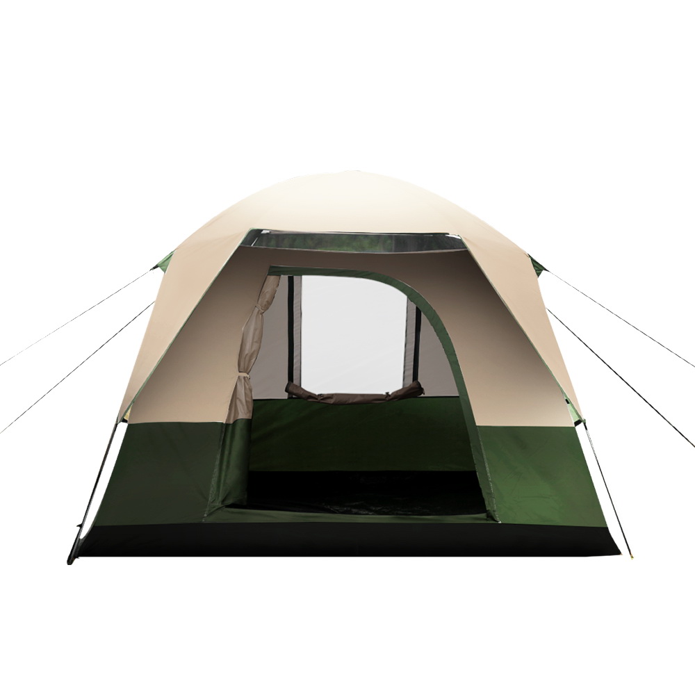 Pop-Up Beach Sun Shade Tent, 4-Person, Green | Weisshorn - Image 3