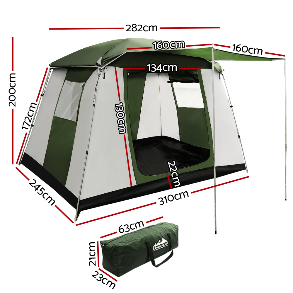 Pop-Up Beach Sun Shade Tent, 6-Person | Weisshorn - Image 2