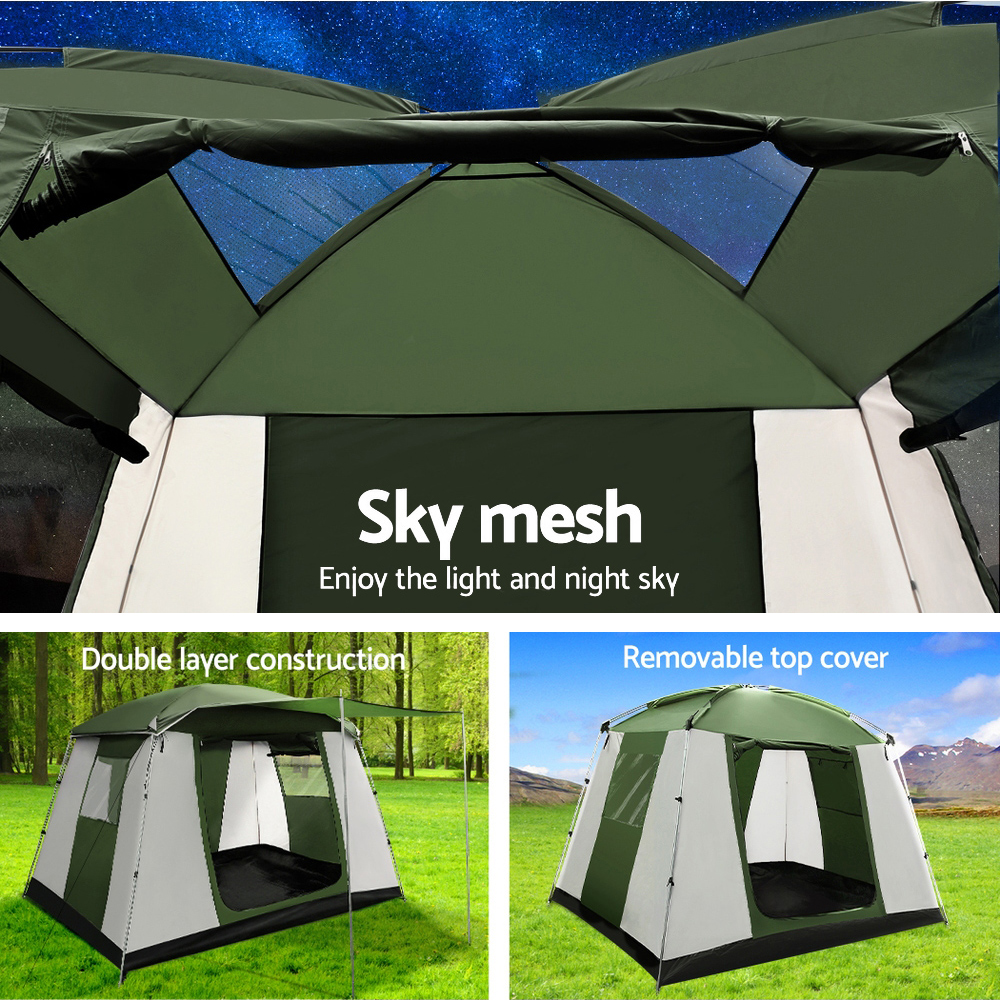 Pop-Up Beach Sun Shade Tent, 6-Person | Weisshorn - Image 4