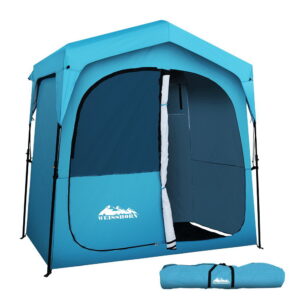 Portable Camping Shower & Toilet Privacy Tent, Double, | Weisshorn