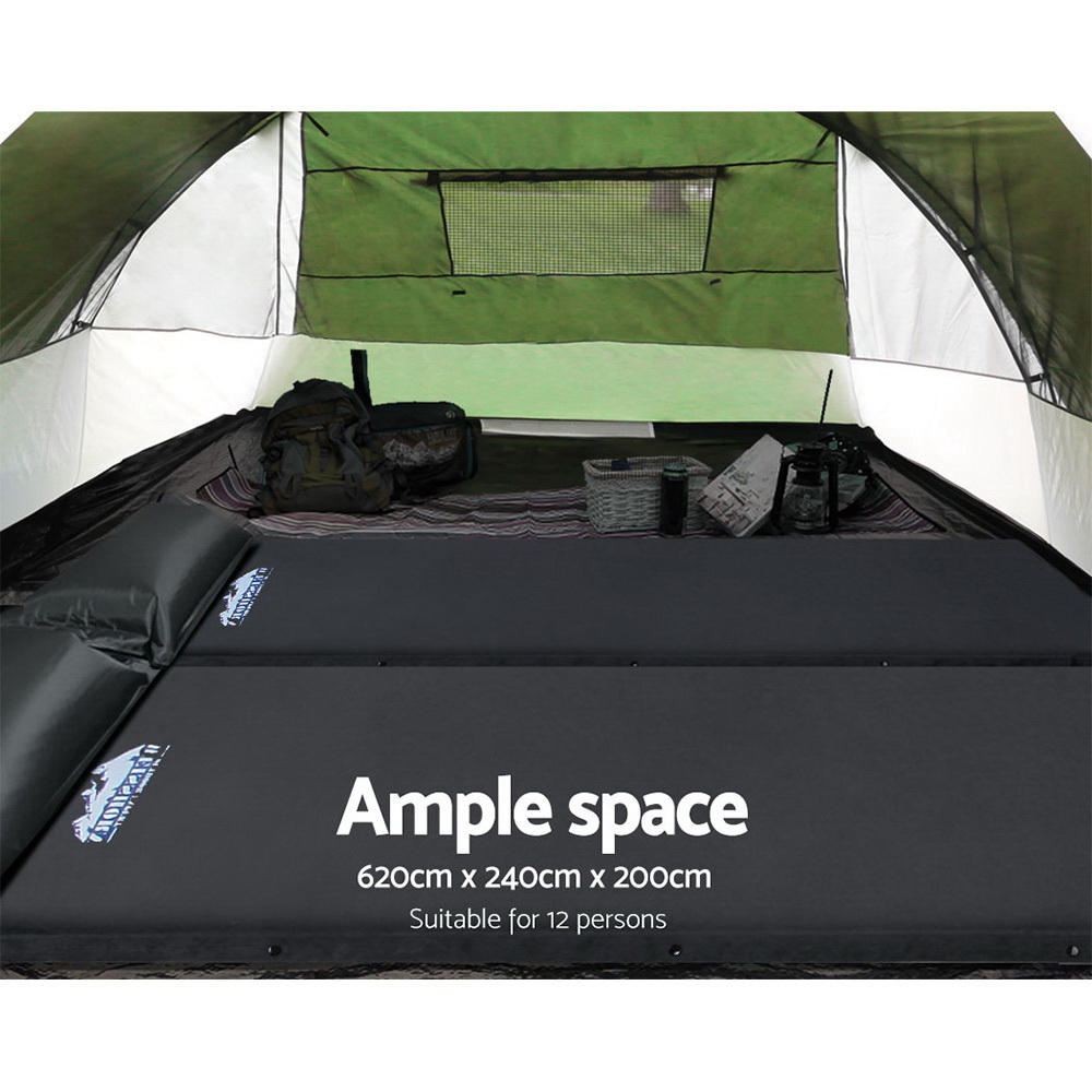 Pop-Up Beach Sun Shade Tent, 12-Person, Green | Weisshorn - Image 6