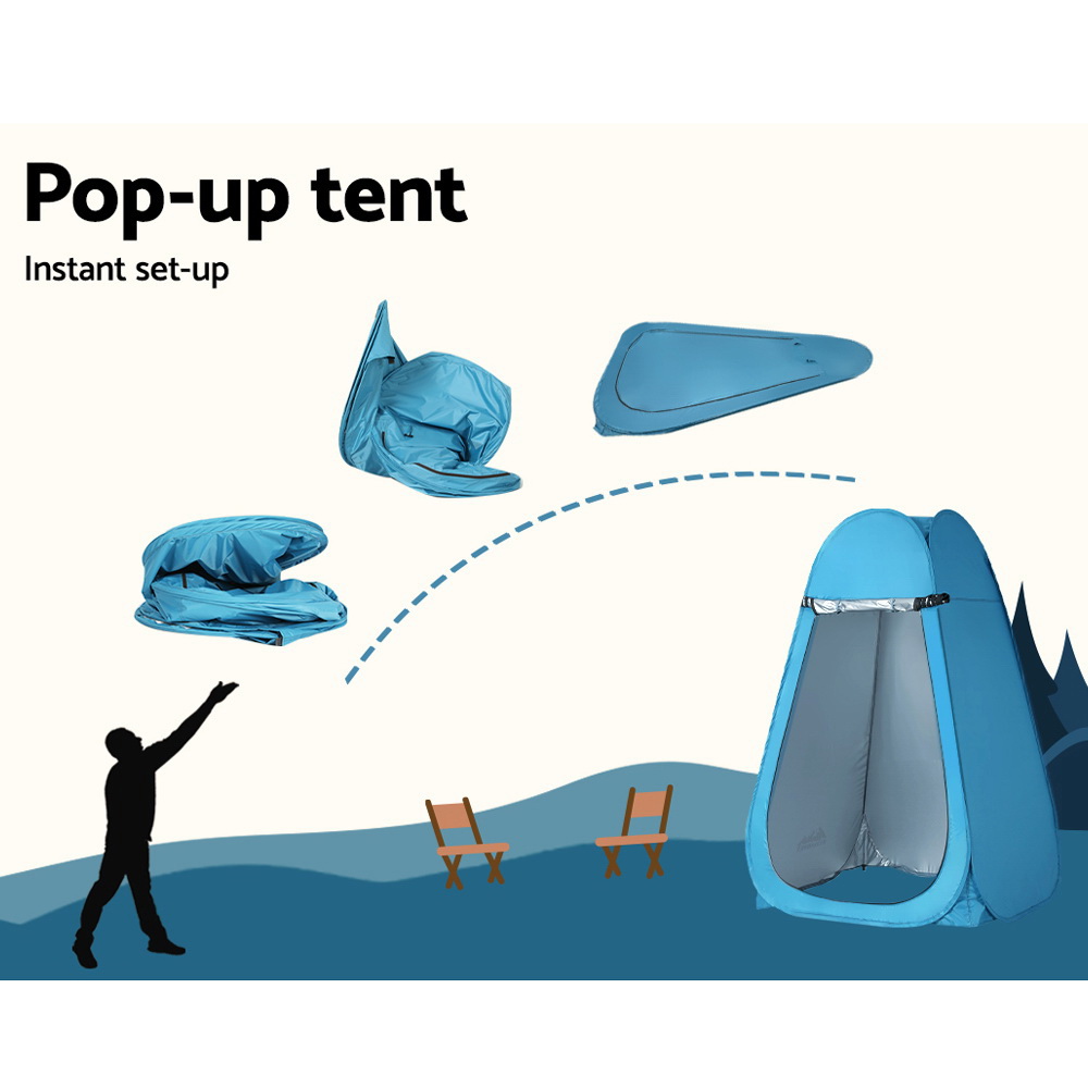 Pop-Up Camping Shower & Toilet Privacy Tent | Weisshorn - Image 4