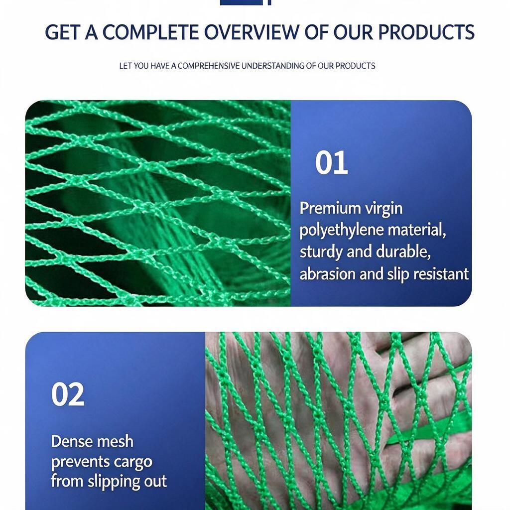 Knotless Ute Tub Mesh Cover 2.5 x 3.5m with 15 Hooks - Image 5