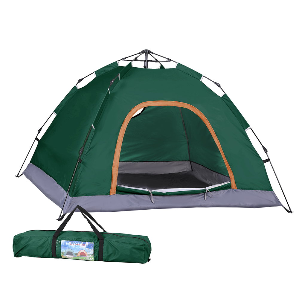 Instant Pop-Up Camping Tent, 2-Person, Green | Weisshorn - Image 2
