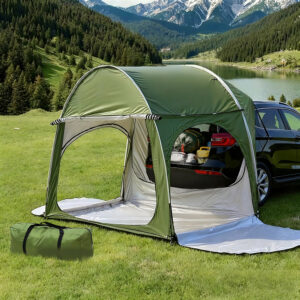 SUV Camping Tent & Vehicle Awning, Green | Weisshorn