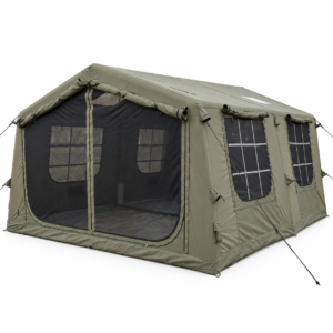 Inflatable Camping Tent, 520x360cm, Olive Green | Weisshorn