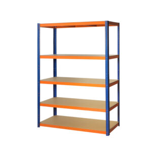 Traderight 5 Tier Garage Shelving Rack 180 x 120 x 40cm – Orange
