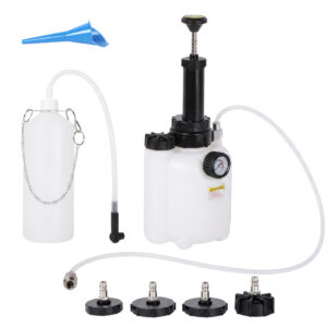 Brake Bleeding Kit with 3L Pressure Tank and 4 Adapters | Manan