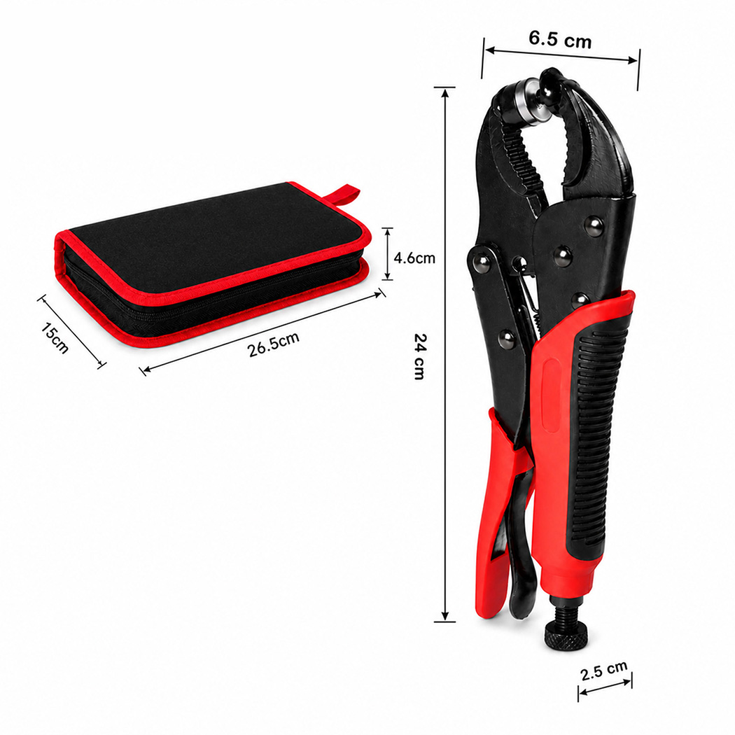 Adjustable Snap Fastener Press Tool Kit with Dies and Fasteners for Fabric and Boat Covers - Image 3