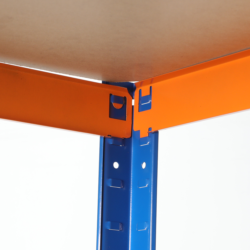 Traderight 5 Tier Garage Shelving Rack 180 x 120 x 40cm – Orange - Image 4