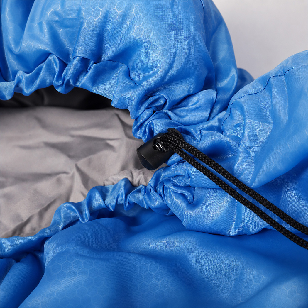 Mountview Extra Wide Camping Sleeping Bag 230 x 100cm – Blue, 3 Season - Image 4