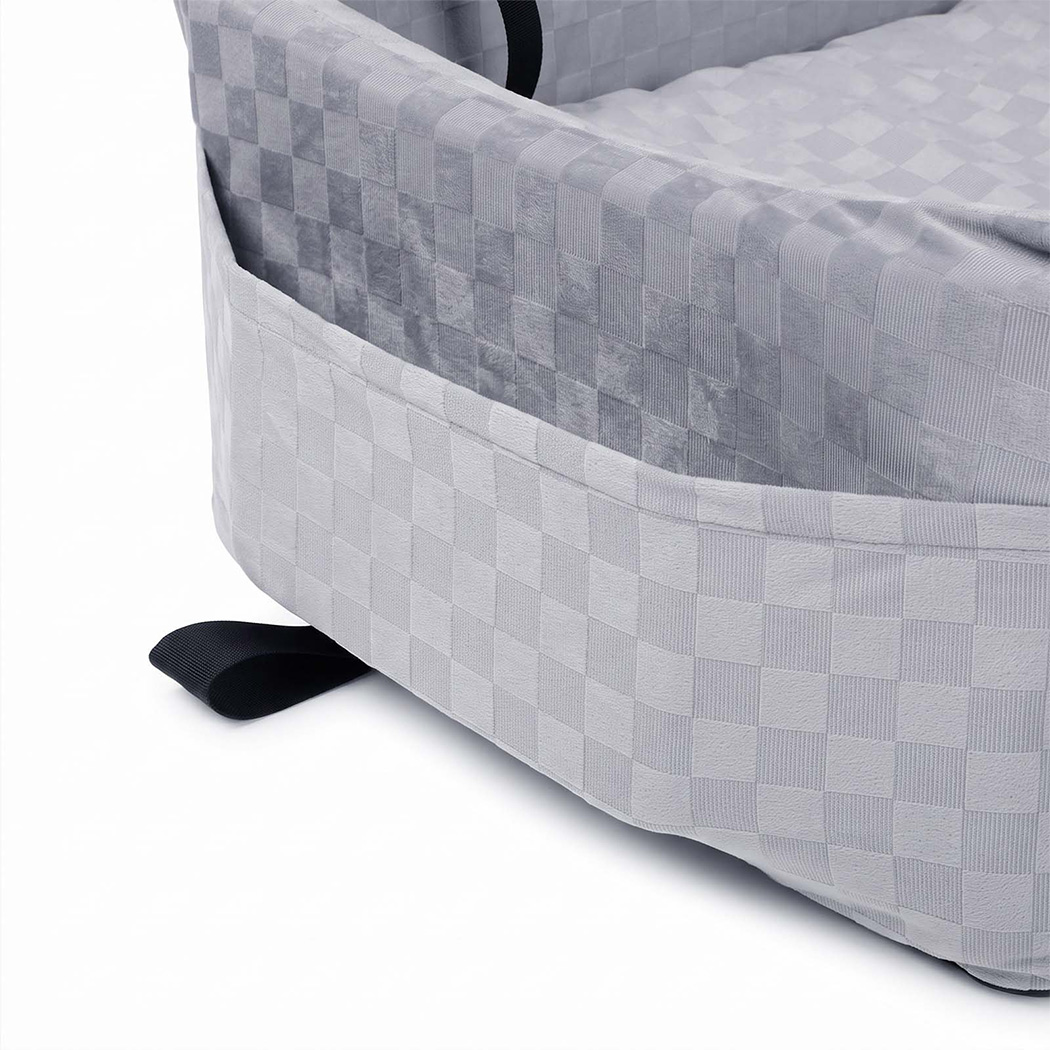PaWz Large Dog Car Seat Booster with Reversible Plush Cushion - Image 13