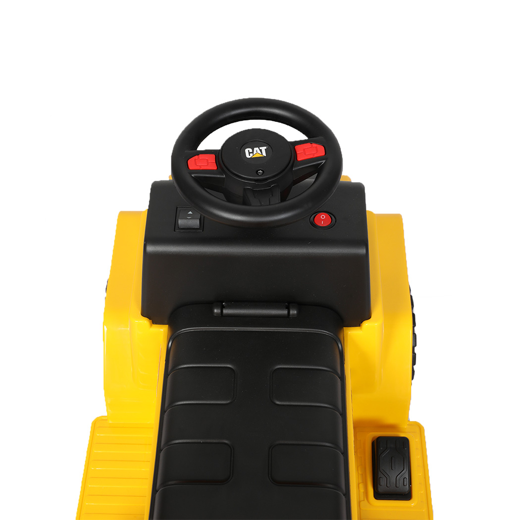 CAT Kids Ride-On Dump Truck with Lights and Tipping Bucket - Image 4