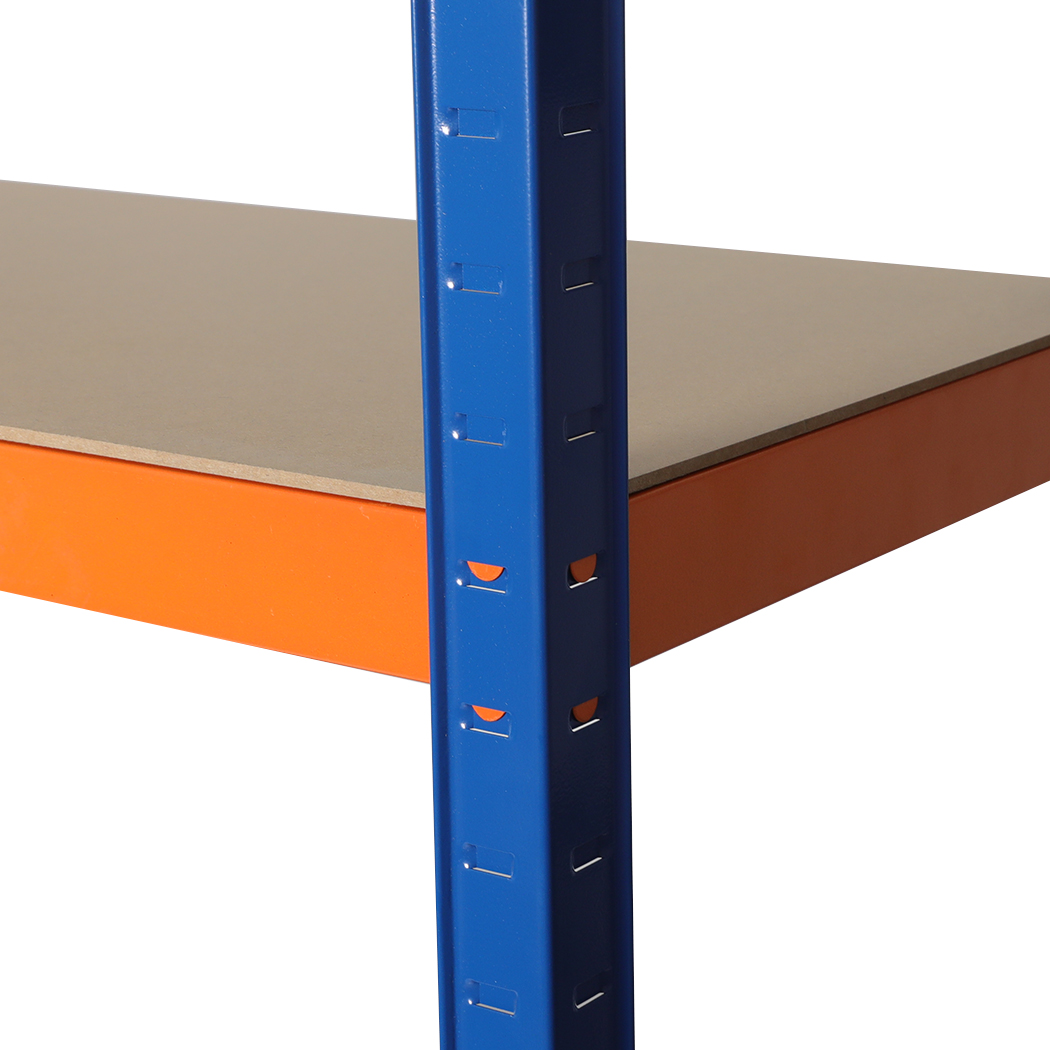 Traderight 5 Tier Garage Shelving Rack 180 x 120 x 40cm – Orange - Image 5