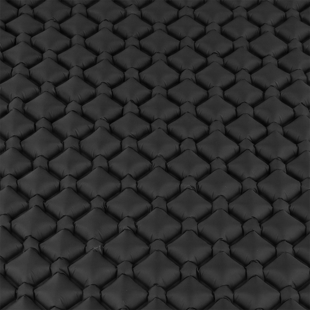 DreamZ Double Camping Mattress with Built In Pump, 40D Nylon TPU, Black - Image 5